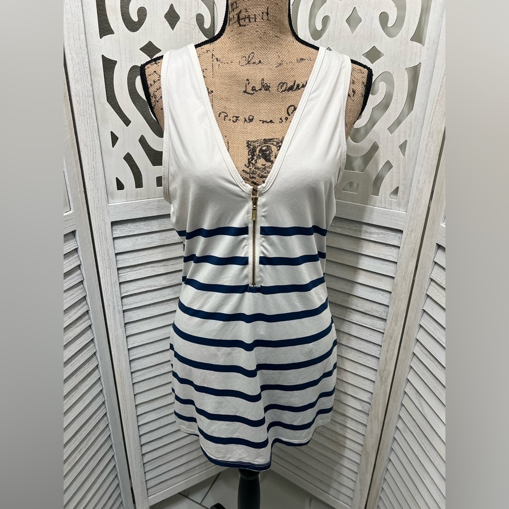 Sailor Stripes Swimsuit Cover Up